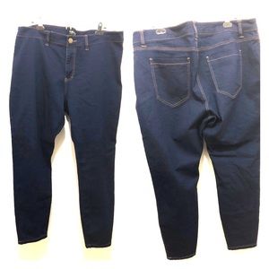 F21 Plus Dark Blue Skinny Jeans 20